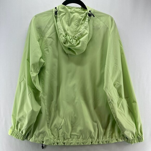 Royal Robbins Jacket Mens M Full Zip Hooded Windbreaker Lightweight Citron Green - Picture 2 of 12